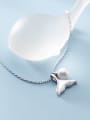 thumb 925 Sterling Silver Shell Wing Minimalist Necklace 3