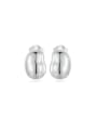 thumb 925 Sterling Silver Water Drop Minimalist Stud Earring 0