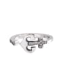 thumb 925 Sterling Silver Cubic Zirconia Anchor Vintage Midi Ring 4