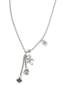 thumb Vintage Sterling Silver With Antique Silver Plated Fashion Horsel Power Necklaces 3