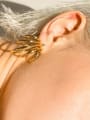 thumb Copper Irregular Minimalist Drop Earring 1