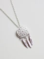 thumb 925 Sterling Silver Dreamcatcher Trend Initials Necklace 0