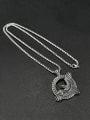 thumb Stainless steel Owl Hip Hop Necklace 0