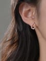 thumb 925 Sterling Silver Cubic Zirconia Water Drop Statement Stud Earring 1