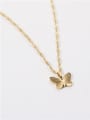 thumb Titanium Steel Butterfly Vintage Necklace 0