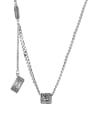 thumb Stainless steel Geometric Vintage Necklace 0