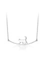 thumb 925 Sterling Silver Cute Cat  Necklace 0