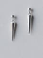thumb 925 Sterling Silver  Minimalist Triangle Cone Stud Earring 0