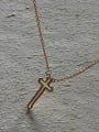 thumb 925 Sterling Silver Hollow Cross Minimalist Necklace 2