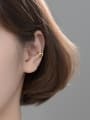 thumb 925 Sterling Silver Geometric Minimalist Clip Earring 1