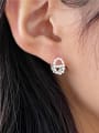 thumb 925 Sterling Silver Geometric Trend Stud Earring 1