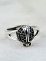 thumb Vintage Sterling Silver With Antique Silver Plated Cute Ladybug  Free Size Rings 0
