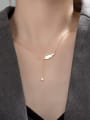thumb 925 Sterling Silver Wing Cute Tassel Lariat Necklace 1