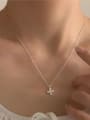 thumb 925 Sterling Silver Cubic Zirconia Cross Vintage Necklace 1