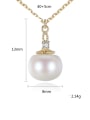 thumb 925 Sterling Silver Freshwater Pearl Pendant Necklace 4