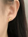 thumb 925 Sterling Silver Moon Minimalist Stud Earring 1