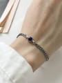 thumb 925 Sterling Silver Blue Turquoise Link Bracelet 0
