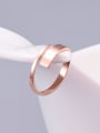 thumb Titanium Irregular Minimalist Free Size Ring 0