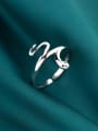 thumb 925 Sterling Silver Snake Minimalist  free size Ring 1