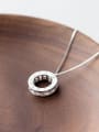 thumb 925 Sterling Silver Minimalist Geometric  Pendant 0