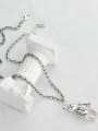 thumb Vintage Sterling Silver With Platinum Plated Simplistic rabbit Necklaces 3