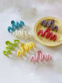 thumb Trend Geometric Zinc Alloy Resin Multi Color Jaw Hair Claw 1