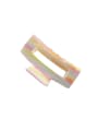 thumb Cellulose Acetate Trend Geometric Multi Color Jaw Hair Claw 2