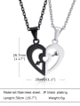 thumb Stainless steel Heart Hip Hop Necklace 2