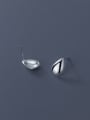 thumb 925 Sterling Silver Smotth Water Drop Minimalist Stud Earring 3