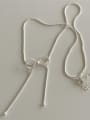 thumb 925 Sterling Silver Bowknot Minimalist Necklace 3