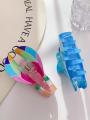 thumb Acrylic Trend Geometric Alloy Multi Color Jaw Hair Claw 2