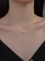 thumb 925 Sterling Silver Cubic Zirconia Minimalist candy Pendant Necklace 1