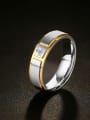 thumb Stainless steel Round Minimalist Band Ring 0