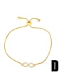thumb Brass Cubic Zirconia Heart Hip Hop Adjustable Bracelet 4