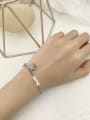 thumb Vintage Sterling Silver With Antique Silver Plated Vintage Round Bracelets 2