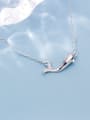 thumb 925 Sterling Silver Dolphin Minimalist Necklace 0
