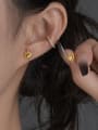 thumb 925 Sterling Silver Cubic Zirconia Heart Minimalist Single Earring 1