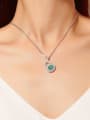 thumb 925 Sterling Silver High Carbon Diamond Irregular Luxury Gourd Pendant Necklace 1
