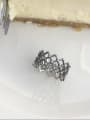 thumb 925 Sterling Silver Vintage twist weave free size rings 0