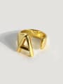 thumb Copper Letter Minimalist  Free Size Band Ring 1