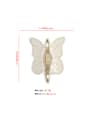 thumb Cellulose Acetate Cute Butterfly Alloy Rhinestone Jaw Hair Claw 3