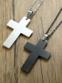 thumb Stainless Steel Letter Cross Minimalist Regligious Necklace 2