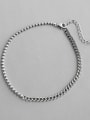 thumb S925 Sterling Silver  Antique Geometric Gead Chain  Anklet 0