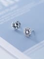 thumb 925 Sterling Silver  Vintage Retro Simple Little Daisy Stud Earring 0
