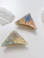 thumb Cellulose Acetate Minimalist Triangle Alloy Multi Color Jaw Hair Claw 2