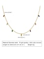 thumb Titanium Steel Cubic Zirconia Minimalist Geometric Bracelet and Necklace Set 3