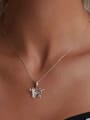 thumb 925 Sterling Silver Cubic Zirconia Cute Butterfly DIY Pendant 3