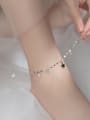 thumb 925 Sterling Silver Star Minimalist  Anklet 1