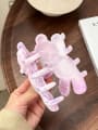 thumb Trend Bear Alloy Resin Multi Color Jaw Hair Claw 3