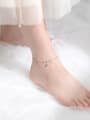 thumb 925 Sterling Silver Round Cute bell Anklet 0